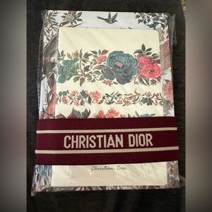 Christian Dior floral 2 pack notebook set NEW
